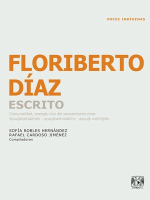 cover image of Floriberto Díaz. Escrito
